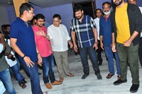 Chiranjeevi watching at Vijetha Movie